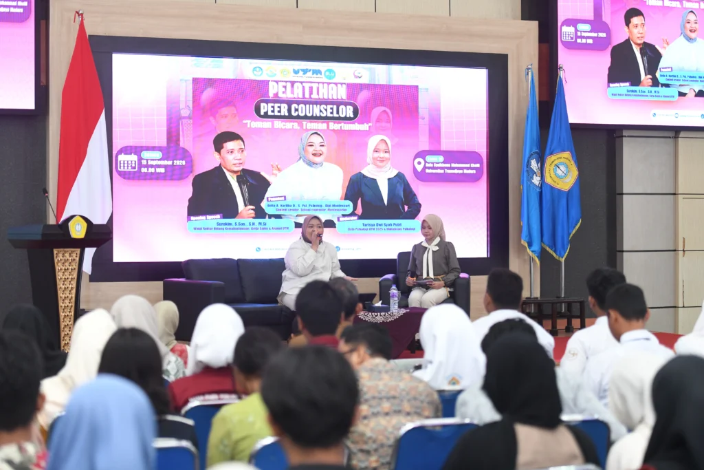 UTM Perkuat Peran Konselor Sebaya melalui Peer Counselor, Dorong Mahasiswa Jadi Teman Bicara dan Teman Bertumbuh